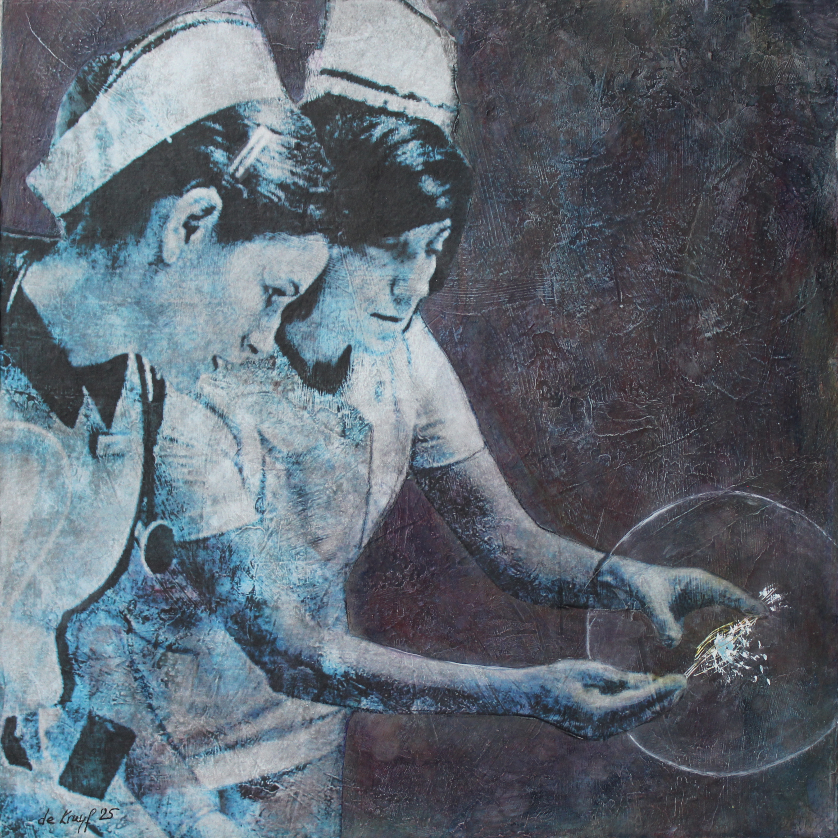 Merete de Kruyf - Wirksamer Zauber,2025,Mischtechnik auf MDF, 30 x 30 cm.JPG